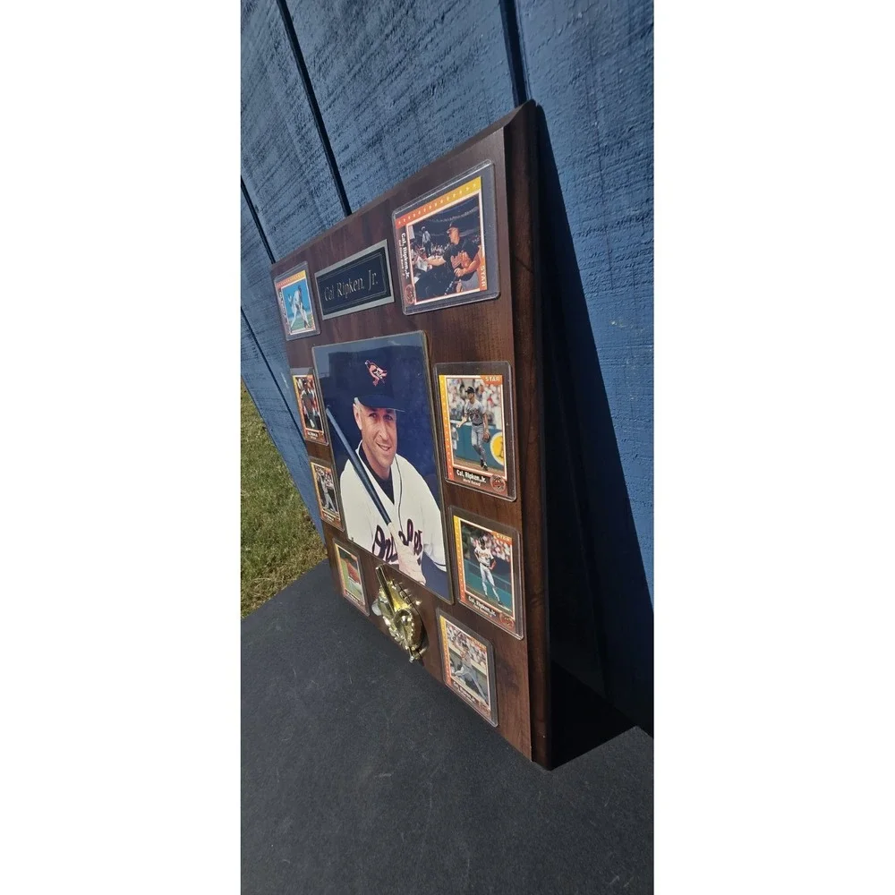 Cal Ripkin Jr. Commemorative Wooden Display Plaque Baltimore Orioles Baseball